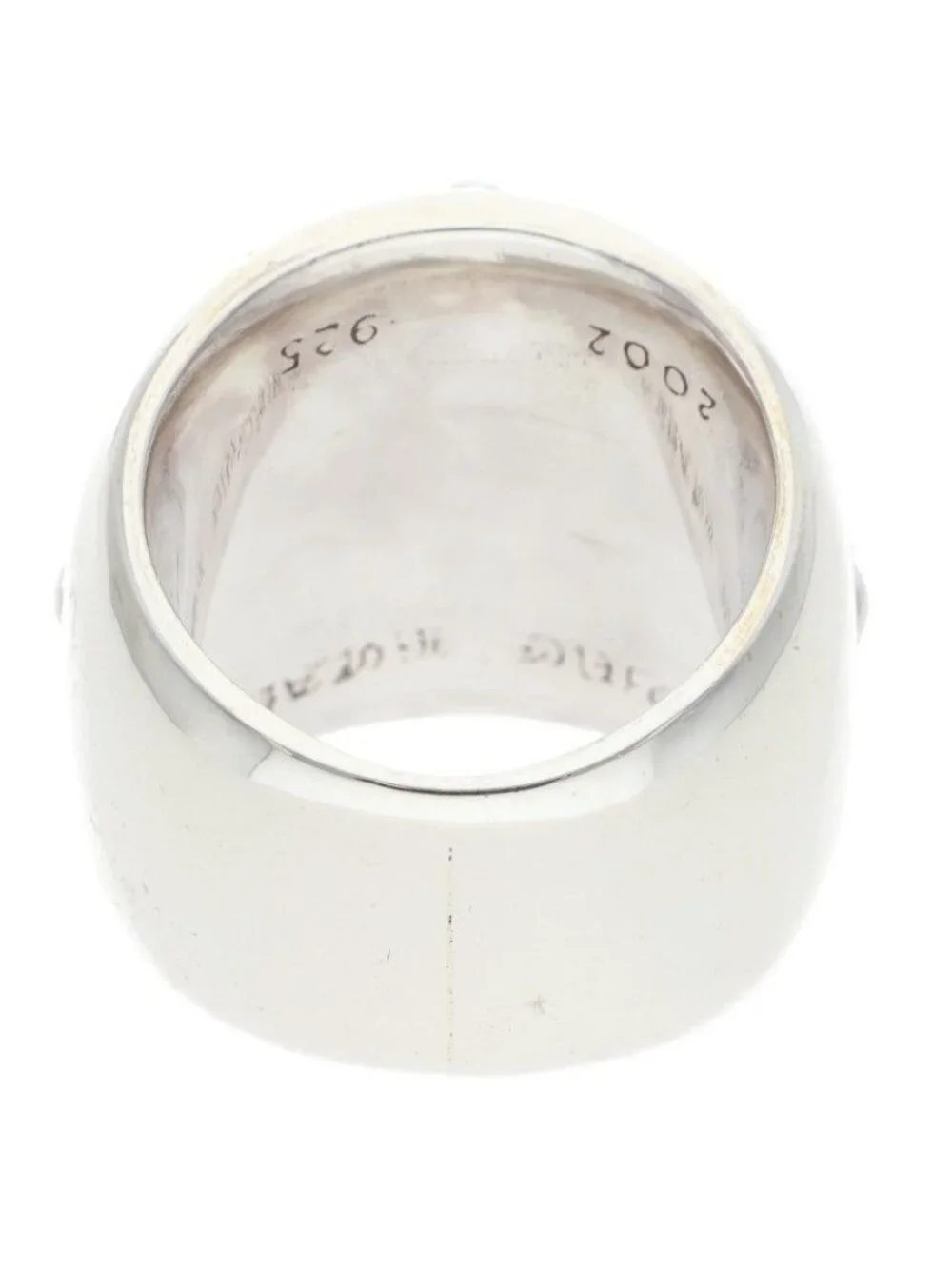 Chrome Hearts Classic Oval Cross Silver Ring